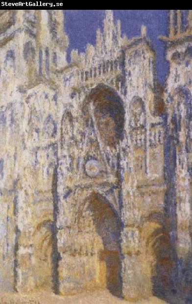 Claude Monet Rouen Cathedral in Brights Sunlight